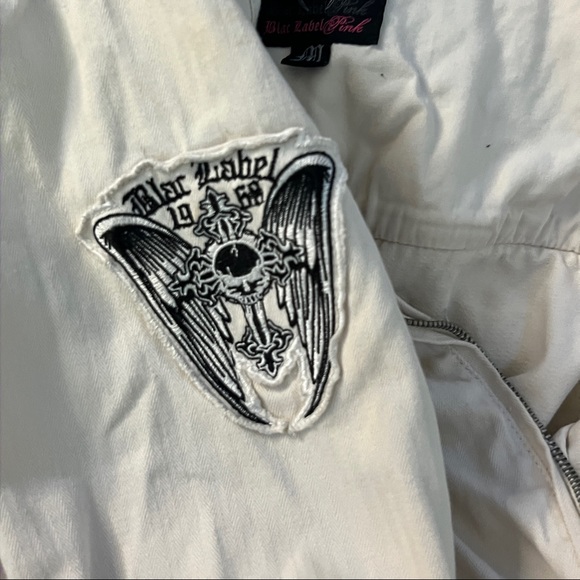 BLAC LABEL PINK Jacket Juniors 1968 BLPP Live 2 Die Zipper (M/Medium) - Picture 5 of 6